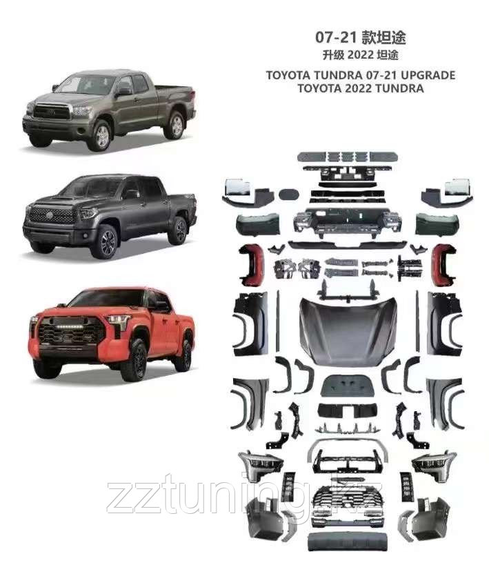Рестайлинг комплект под 2022 год Toyota Tundra, фото 1