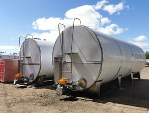 Резервуар горизонтальный/вертикальный стальной 20000 л