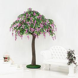 Как закрепить искусственное дерево в кашпо