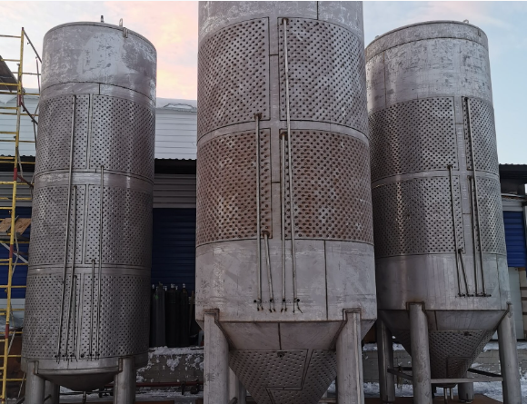 Цилиндро-конический танк ЦКТ-15000 15000 литров, фото 1