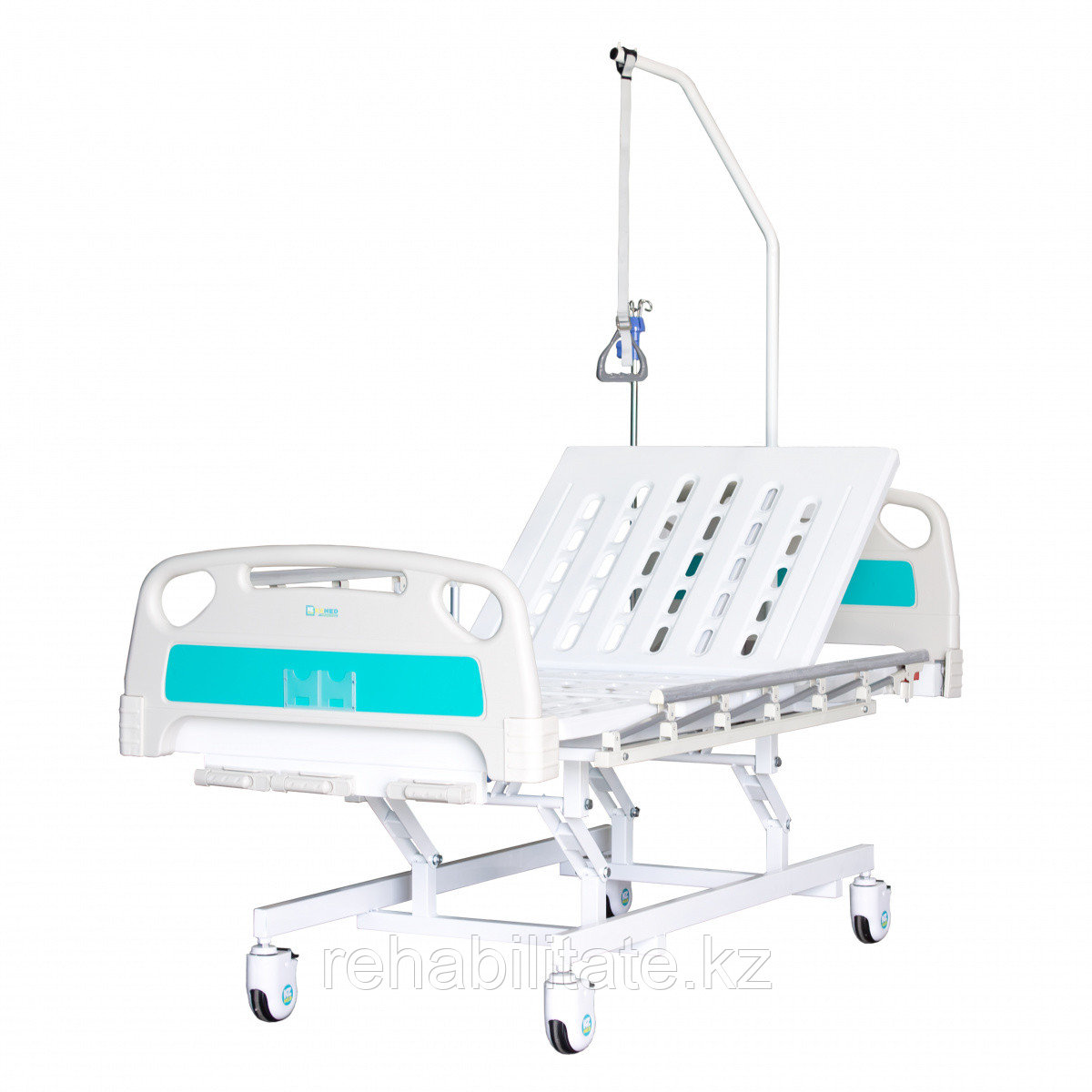 Кровать медицинская 304M спинки ABS (Усиленное ложе)