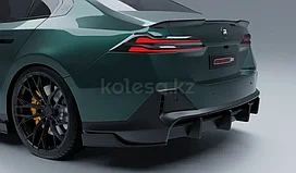 Спойлер на крышку багажника на BMW 5-серия (G60) 2023-по н.в (Черный цвет)