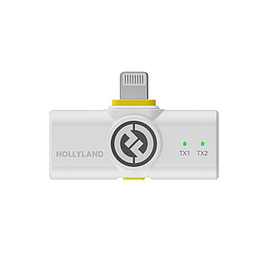 Петличный микрофон Hollyland Lark M2 Lighting Белый, фото 4