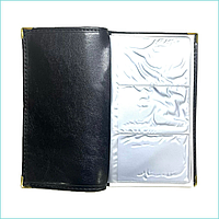 Картхолдер-визитница "Deli" на 72 карточки (черная)