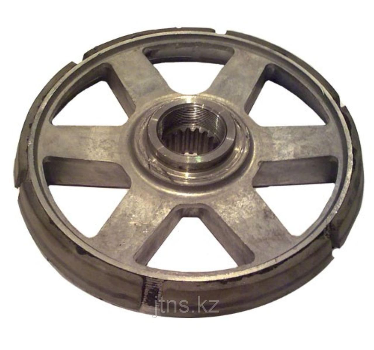 Вентилятор в сборе с феродо для тельфера на двигатель КГ2412-6 № 280055