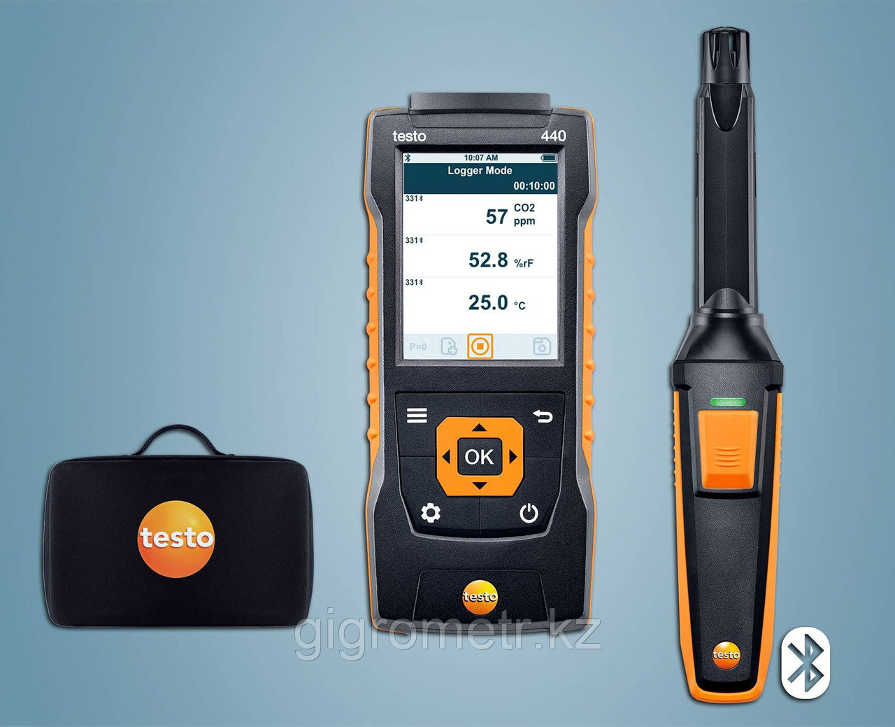 Testo 440  в комплекте с зондом СО² и кейсом (0563 4405). В реестре СИ РК., фото 1