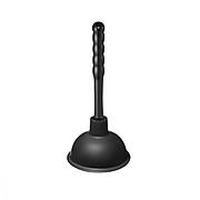 Вантуз конич. черный, D=136 мм, ручка пласт. h=219мм