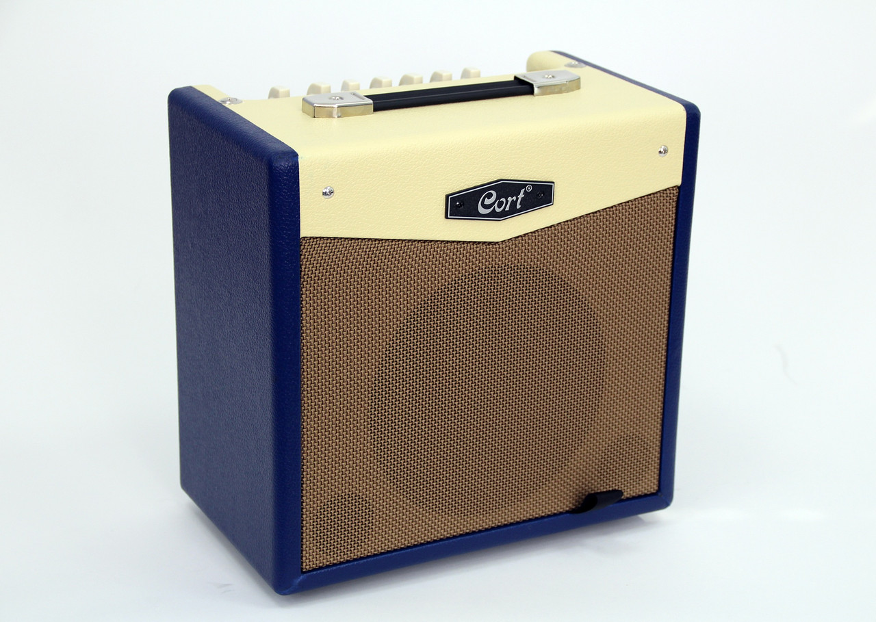 Гитарный комбоусилитель, синий, 30Вт, Cort, CM Series, CM30R-EU-DB