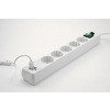 Сетевой фильтр Гарнизон ЕНW-6-USB 1.8 м 5 евророзеток и 2 USB 2A, белый. , фото 2