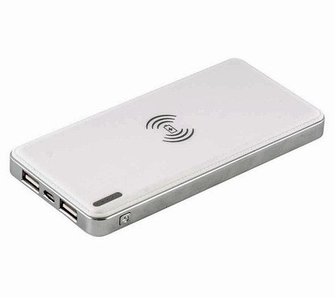 Мощный аккумулятор с функциями USB и беспроводной зарядки QIPlate 10000mAh - фото 1 - id-p15139679