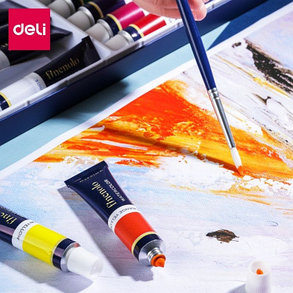 Краски акварельные DELI "Finenolo", художественные, 24 цвета в тубах по 12 мл., фото 3