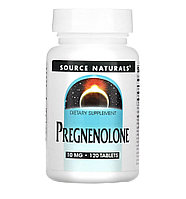 Source naturals прегненолон, 10мг, 120 таблеток