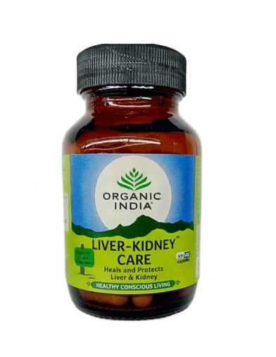 Забота о Печени и Почках Органик Индия (Liver-Kidney Care Organic India) 60 капсул