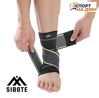 Спортивный фиксатор бандаж голеностопный Sibote ST-2547