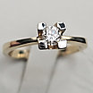 Золотое кольцо 18 р с бриллиантами 0.32 ct VS2/J VG Cut, фото 5