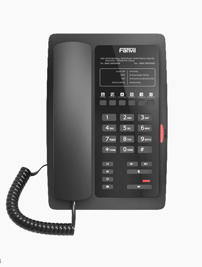 IP-телефон для гостиниц Fanvil H3 (чёрный), фото 1