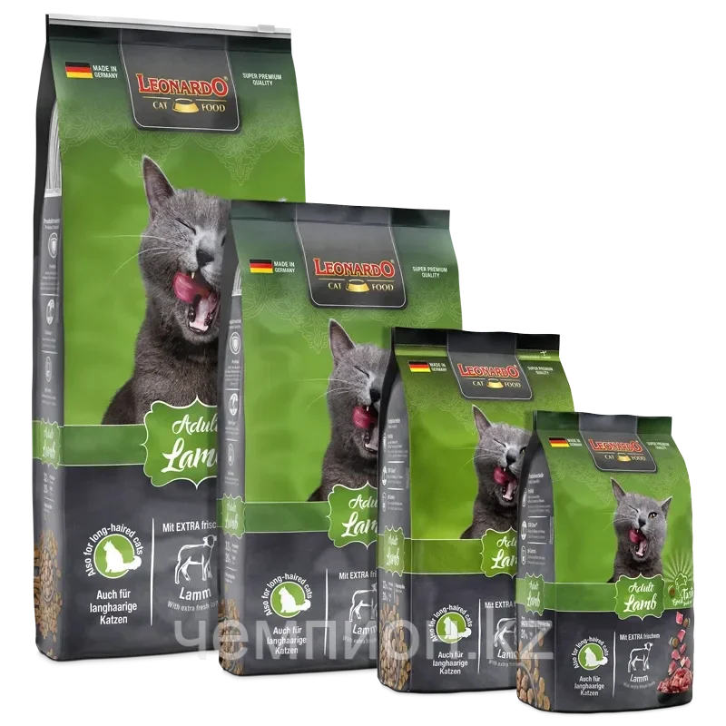 753215 Leonardo Adult Sensitive Lamb&Rice, Леонардо корм для чувствительных кошек с ягненком и рисом, уп.1,8кг