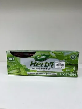 Dabur Herb I - Зубная паста с щеткой Алоэ Вера