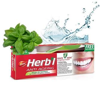 Dabur Herb I - Зубная паста с щеткой Антивозрастная