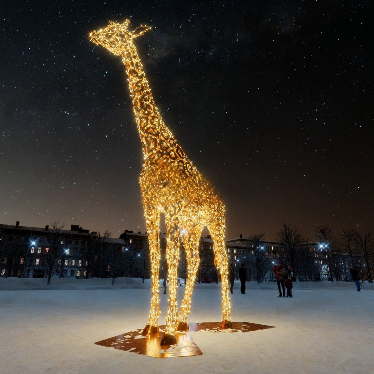 Светодиодная фигура «Жираф Ротшильда»
