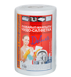 Салфетки универсальные в рулоне с перфорацией, размер 20*23 см. 35 шт. в рулоне. РК