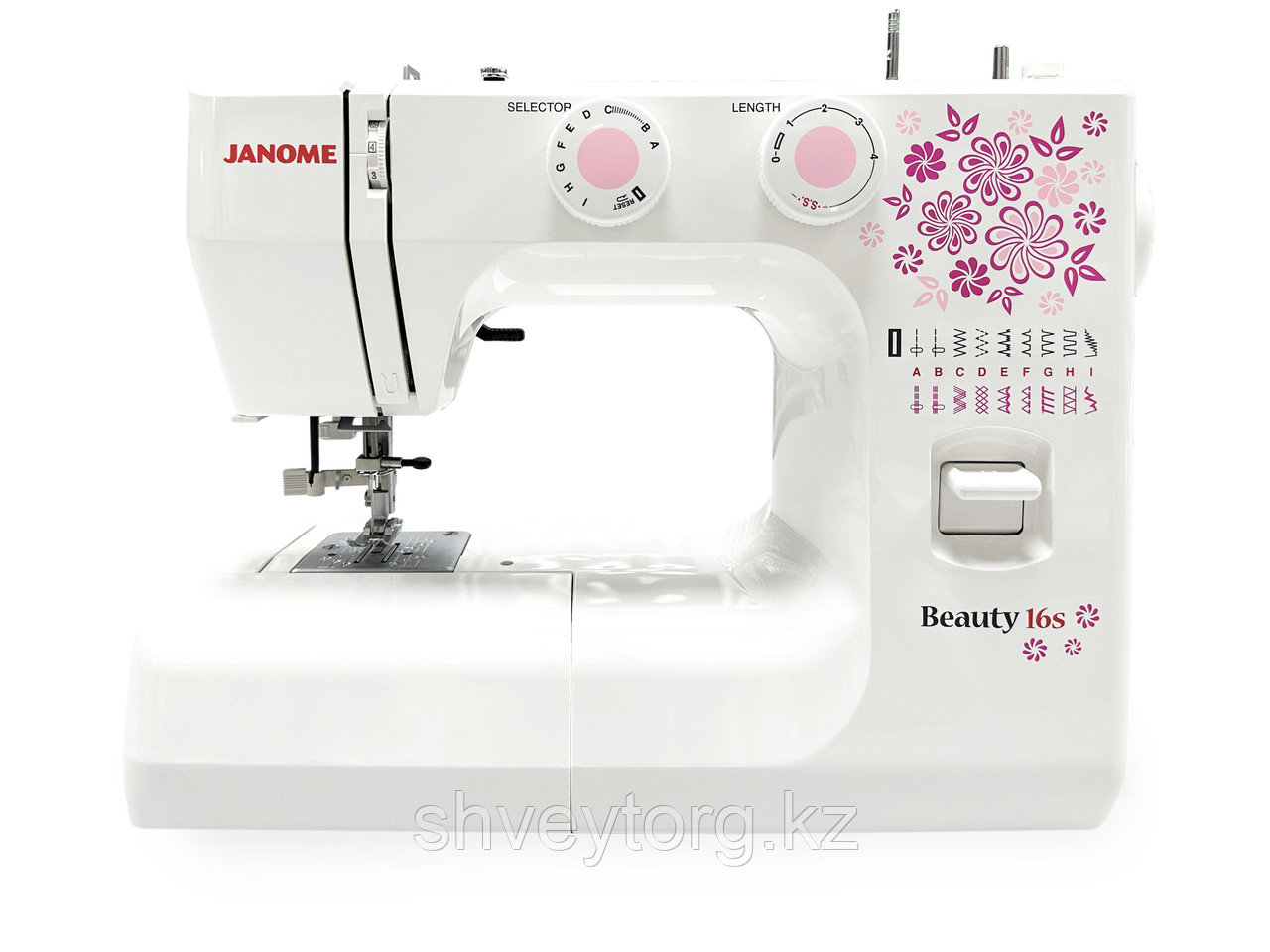 Бытовая электромеханическая швейная машина Janome Beauty 16s