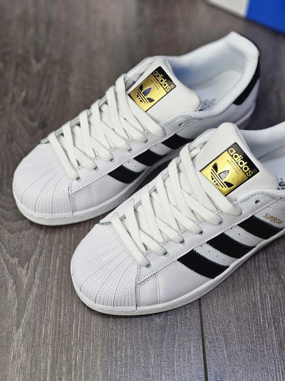 Кроссовки Adidas Superstar White ЛЮКС Качество