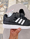 Кроссовки Adidas Originals FORUM black Люкс Качество, фото 8