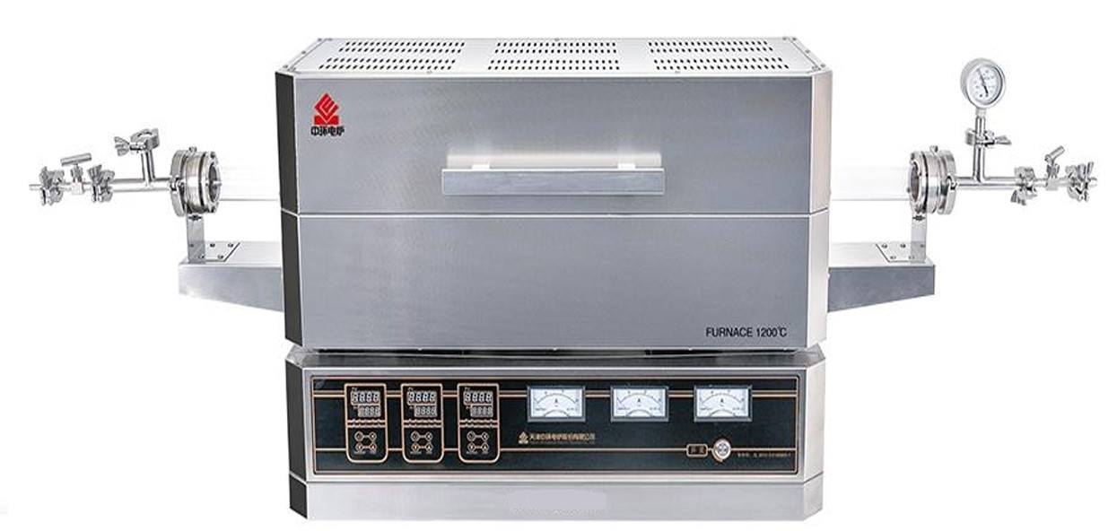 Вакуумно-атмосферная трубчатая печь 1200℃ ZHK-B02123K-200