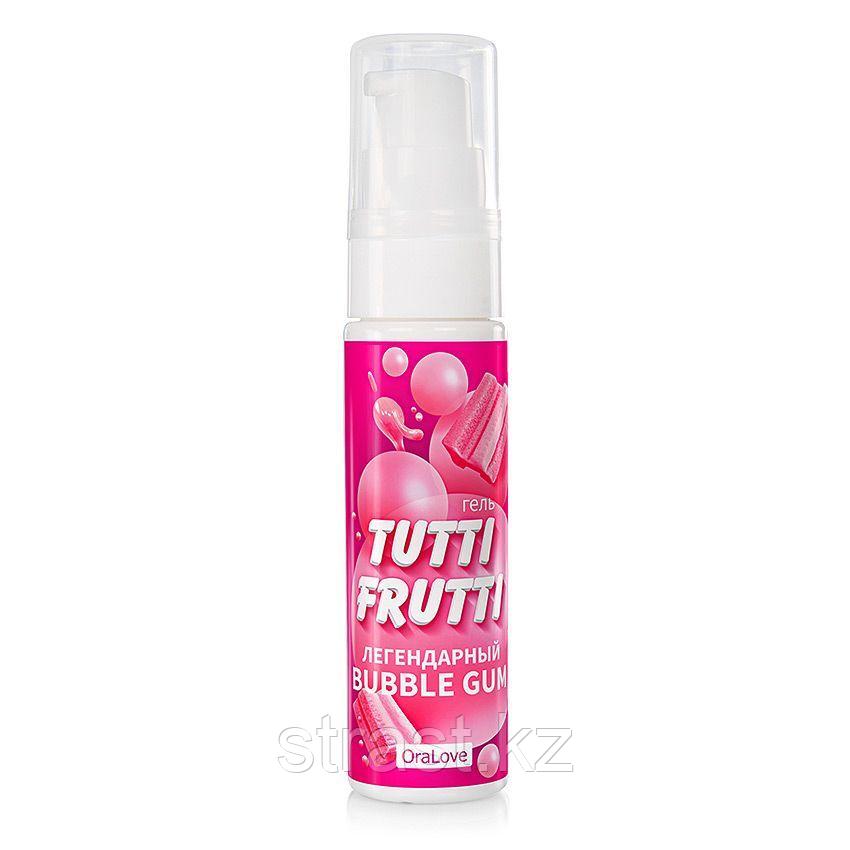 Гель-лубрикант для орального секса съедобный OraLove "TUTTI-FRUTTI BUBBLE GUM 30 г