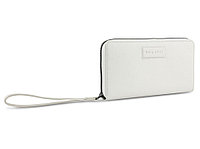 Кошелёк женский BUGATTI Elsa, с защитой данных RFID, белый, воловья кожа/полиэстер, 18,7х2х10 см