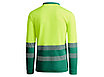 Рубашка поло с длинным рукавом Atrio мужская, лиственный/неоновый желтый, фото 2