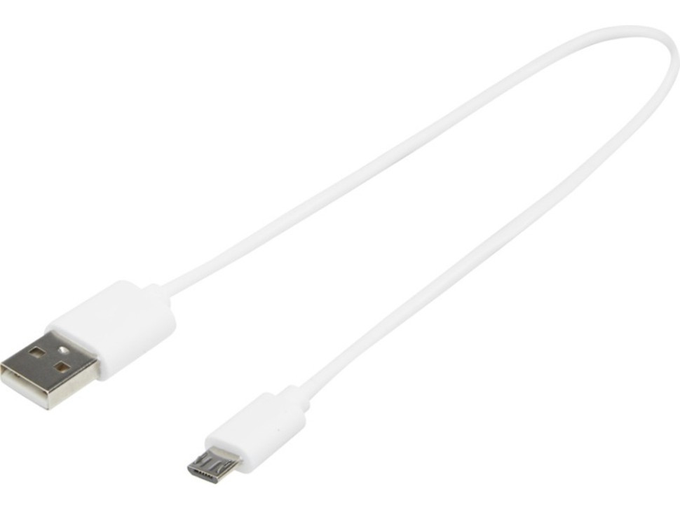 Кабель USB-A - Micro-USB TPE 2A, белый