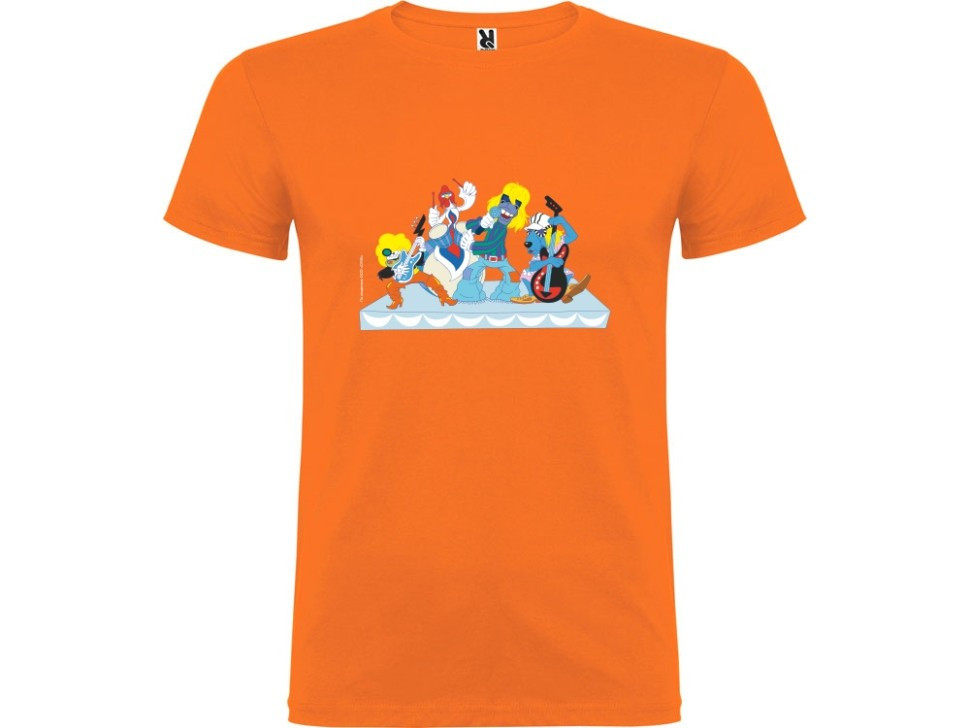 Футболка Бременские музыканты детская, оранжевый, фото 1