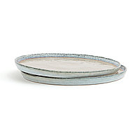 Набор плоских тарелок VINGA Nomimono, d26,5 см, 2 шт., бежевый; , Длина 26,5 см., ширина 26,5 см., высота 1,5