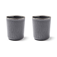 Набор чашек VINGA Nomimono, 350 мл, 2 шт., черный; , Длина 8 см., ширина 8 см., высота 10 см., диаметр 0 см.,