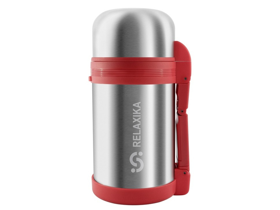 Термос универсальный (для еды и напитков) Relaxika 201, 1000 мл, стальной, фото 1