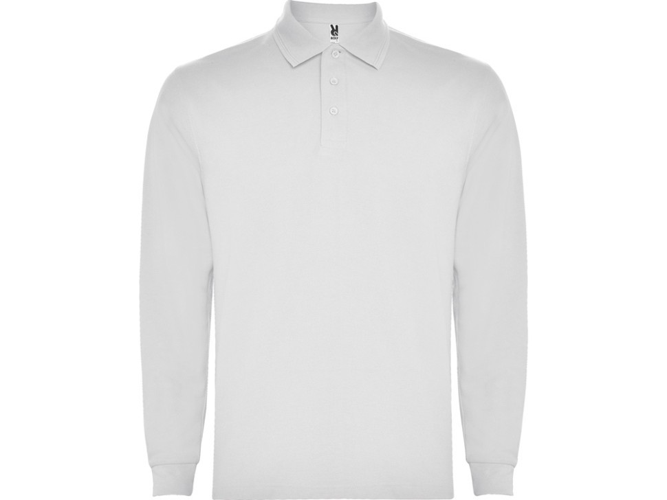 Рубашка поло Carpe детская с длинным рукавом, белый, фото 1