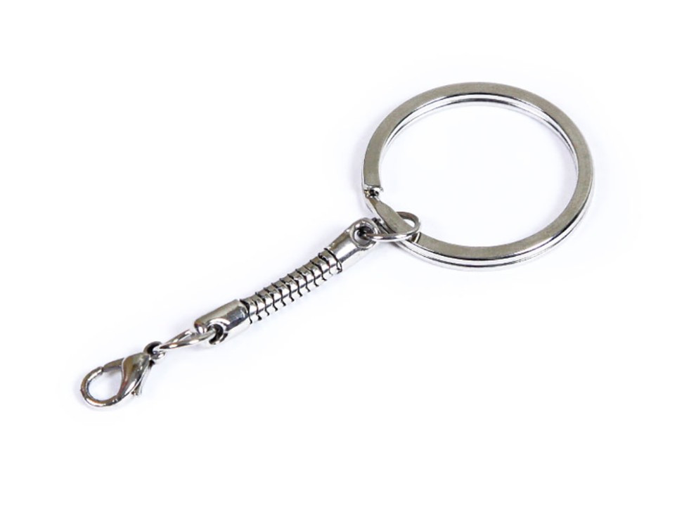 Карабин с кольцом K03, для mini, серебро, фото 1