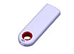USB-флешка промо на 32 Гб прямоугольной формы, выдвижной механизм, красный, фото 2