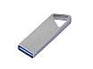 USB 3.0-флешка на 128 Гб с мини чипом, компактный дизайн, отверстие треугольной формы для цепочки, фото 3