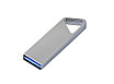 USB 3.0-флешка на 16 Гб с мини чипом, компактный дизайн, отверстие треугольной формы для цепочки, фото 2
