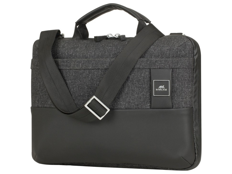 Сумка для MacBook Pro и Ultrabook 13.3 8823, черный меланж, фото 1