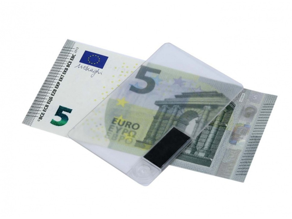 USB-флешка на 64 ГБ в виде прозрачной пластиковой карты, прозрачный, фото 1