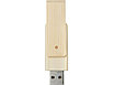 Rotate, USB-накопитель объемом 16 ГБ из бамбука, бежевый, фото 3