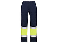 Брюки Naos, нэйви/неоновый желтый