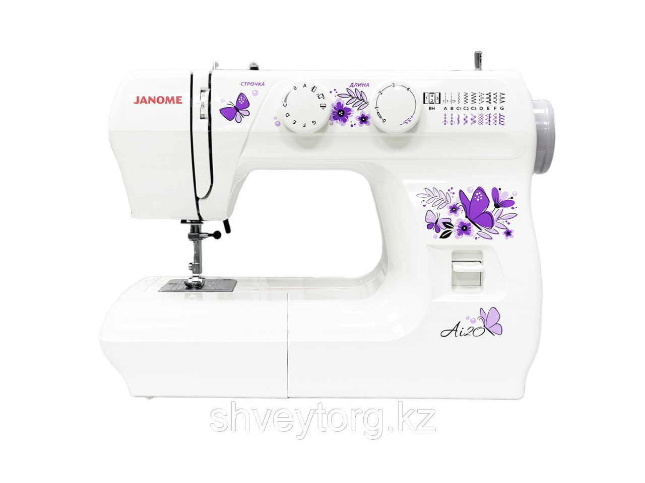 Бытовая электромеханическая швейная машина Janome Ai20, фото 1