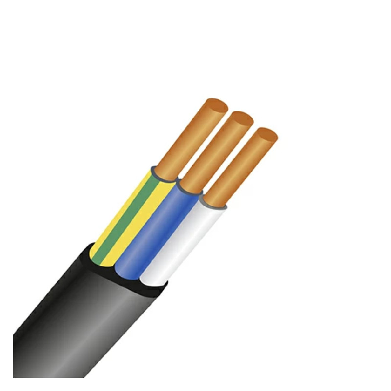 ВВГ п нг(А)- LS 3х 2,5 0,66 кВ (100) ГОСТ EKT