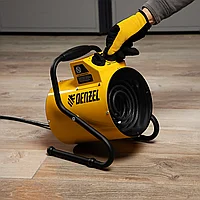 Тепловая пушка электрическая SFH-5000, 230 В, 400 м3/ч, вентилятор 3 режима, 3000 / 4500 Вт Denzel