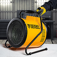Тепловая пушка электрическая SFH-9000, 400 В, 850 м3/ч, 3 режима: вентилятор, 6000 / 9000 Вт Denzel